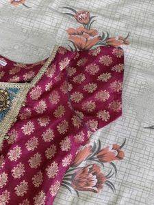 Beautiful Embellished Kurta with moti work