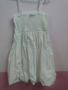 Cute White balloon dress