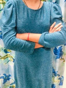 Sparkly Blue Party Dress