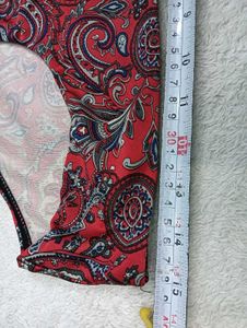 Stylish Red 🥰Paisley Print Panties