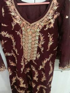 beautiful party' wear kurta with plazo set