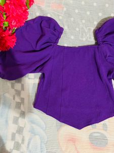 Top With Bell Sleeves