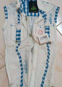 Boys Sleeveless Shirt