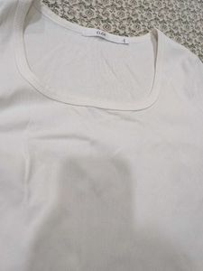 White Square Neck Crop Top