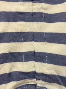 Brand New White Blue Striped Fit N Flare Dress