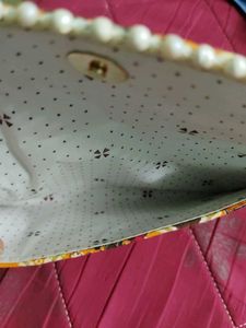 Boho Clutch with small beads.