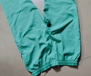 Green Thick Cotton Women Trousers Brand New