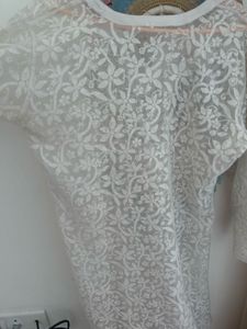 FIXED PRICE- White Chikankari Kurta