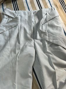 Striped Tie-Waist Pants