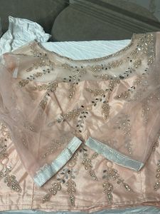 Elegant Embroidered Sheer Blouse