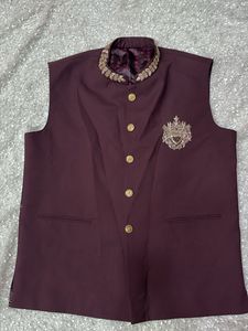 Elegant Mens Nehru Jacket (work) self designed