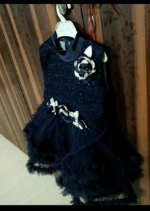 Sparkly Navy Blue Party Dress