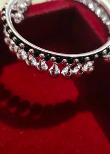 new design pure silver kada for baby