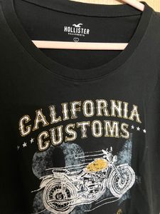 Casual Black "California Customs" Graphic