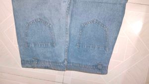Classic Light Wash Wide Leg Jeans