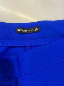Blue Culottes Pants