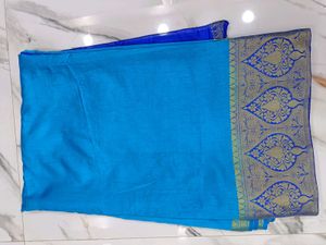 Elegant Blue Saree