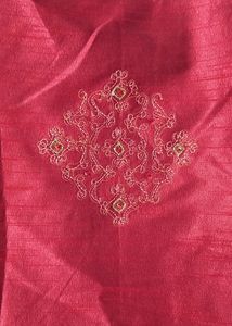 SHERWANI 36 SIZE RED COLOUR WITH HEAVY WORK IN IT FOR GRAND FUNCTIONS AND PARTIES READY TO USE CONDITION