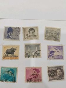 Vintage Indian Stamps Collection