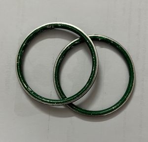 Green Metal Bangles