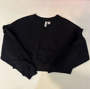 Cropped sweat-shirt