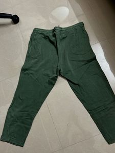 Olive Green Casual Pants