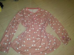 Cute Pink Pajama Top