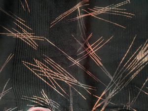 Bronze Golden Mesmerizing Patterned Top
