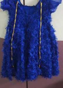 Cute Blue Party Dress