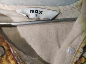 max beige colour dress
