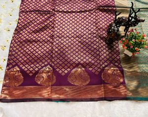 New South Indian Saree with blouse piece
