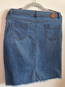 Blue Denim Classic Skirt