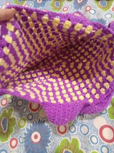 Pinterest Inspired Handmade Crocheted Tote Bag