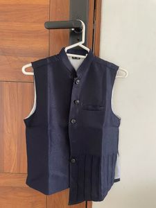 Men's Navy Blue Nehru Jacket