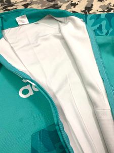 Adidas Blue Camo Zip-Up Jacket