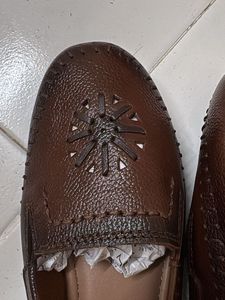 Stylish Brown Leather Loafers