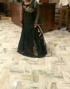 Elegant Green Embroidered Lehenga Choli