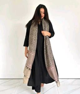 Woman Cotton Kurta Set with Dupatta