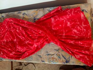 Vibrant Red Skirt