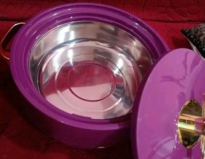 Vintage Purple &amp; Gold Vanity Box