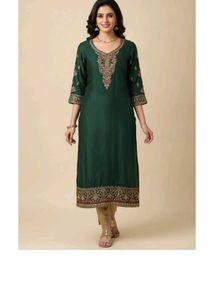 Green Kurti For Women