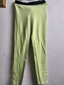 Green Slim Fit Pants