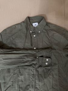 H&amp;M Light Green Shirt