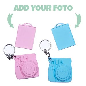 Mini Polaroid Camera Keychain – Bubblegum Pink