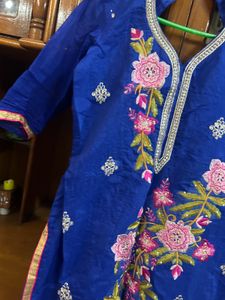 Suit With Plazo And Dupatta