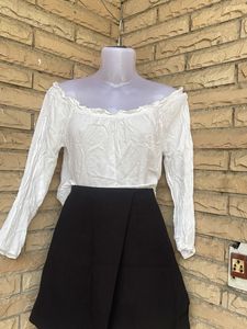 White Off-Shoulder Top