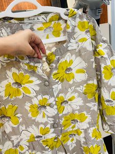 beautiful yellow pattern  cute middy .