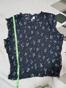 Floral Smocked Sleeveless Top