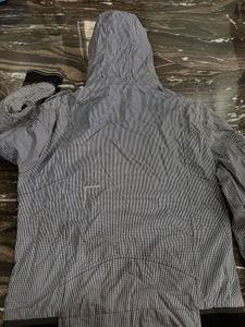 Stylish Striped Hooded Jacket