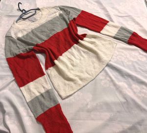 Pinterest Striped Long Sleeve Sweater